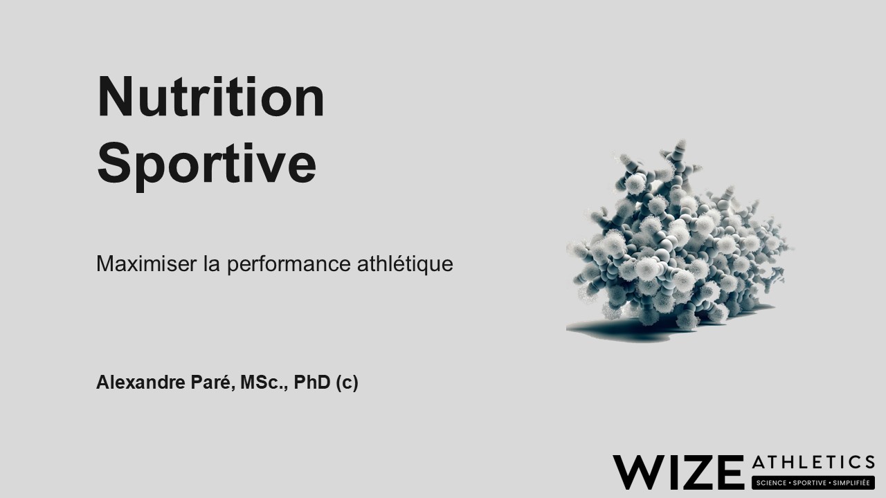 Nutrition et habitudes de vie : accompagnement des athlètes au quotidien